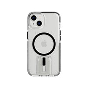 EvoCrystal Kick - Apple iPhone 16e/ 14 Case MagSafe Compatible - Clear Black