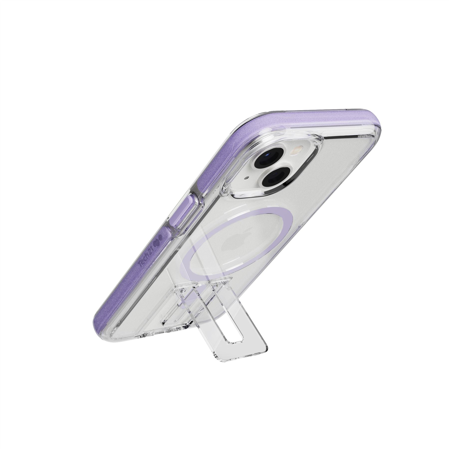 EvoCrystal Kick - Apple iPhone 16e/ 14 Case MagSafe Compatible - Lilac