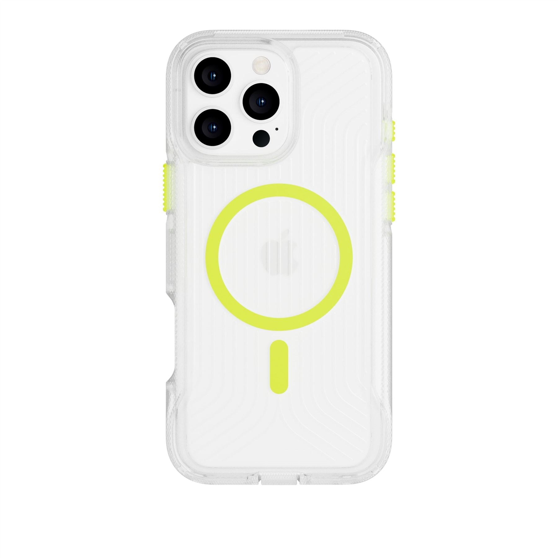 FlexPro - Apple iPhone 16 Pro Max Case MagSafe Compatible - Neon Pink Glow in the Dark