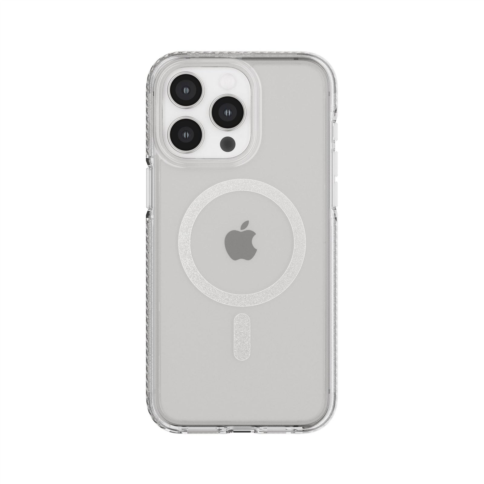 EvoCrystal - Apple iPhone 15 Pro Max Case MagSafe Compatible - White Titanium