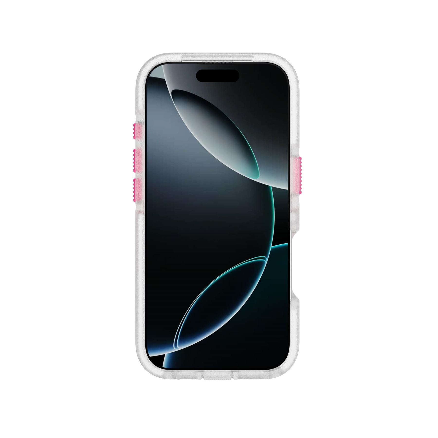 FlexPro - Apple iPhone 16 Pro Case MagSafe Compatible - Neon Pink Glow in the Dark