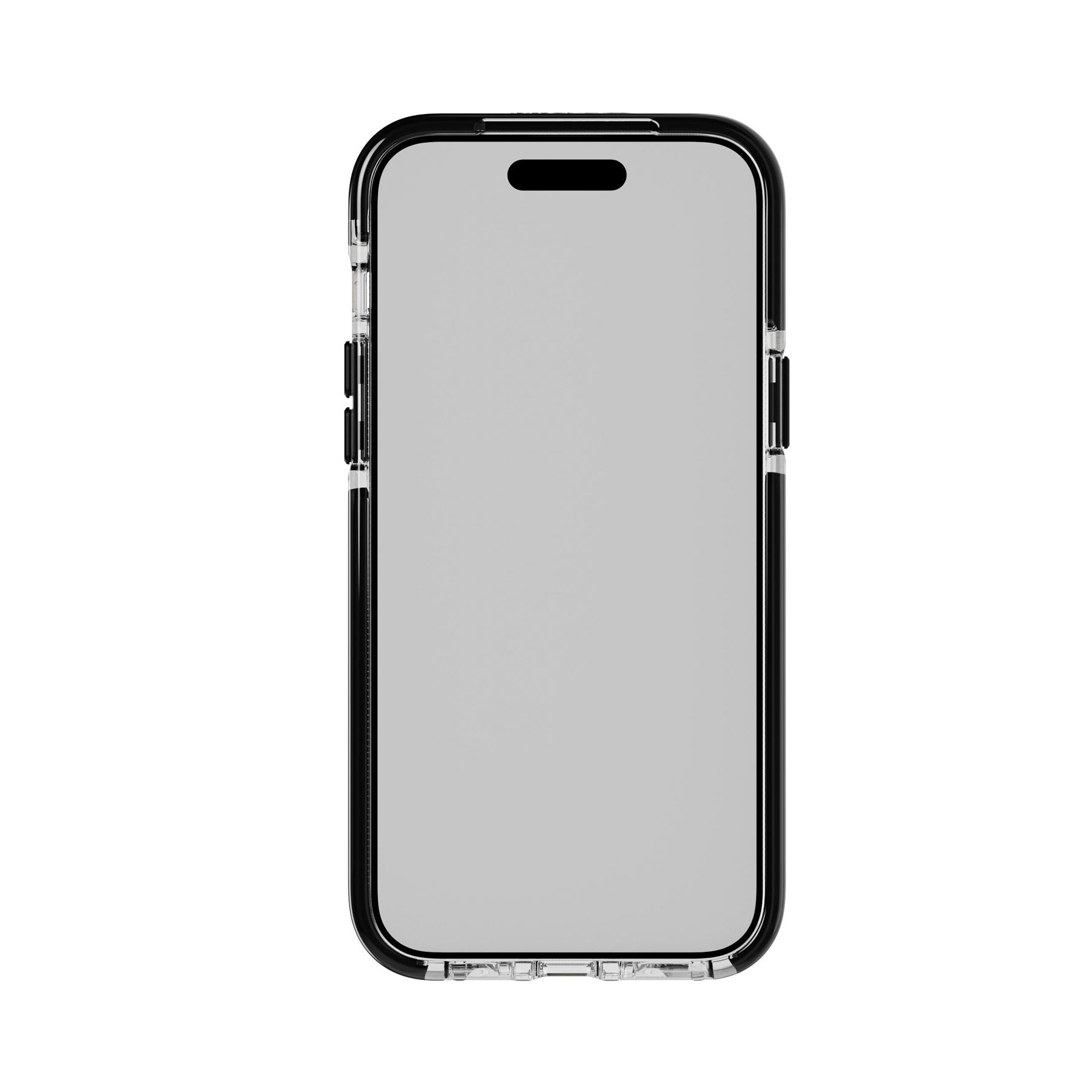 EvoCrystal Kick - Apple iPhone 15 Plus Case MagSafe Compatible - Clear Black