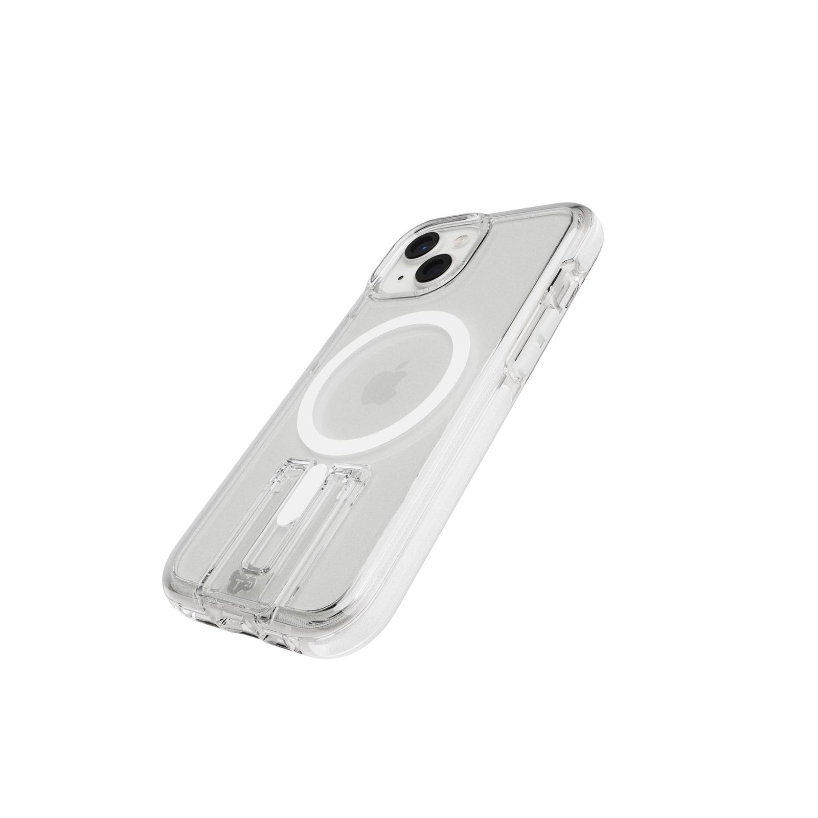 EvoCrystal Kick - Apple iPhone 15 Case MagSafe Compatible - White