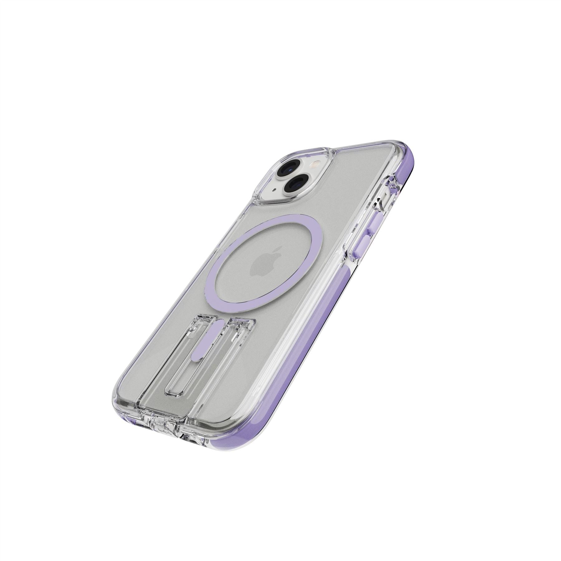EvoCrystal Kick - Apple iPhone 16e/ 14 Case MagSafe Compatible - Lilac