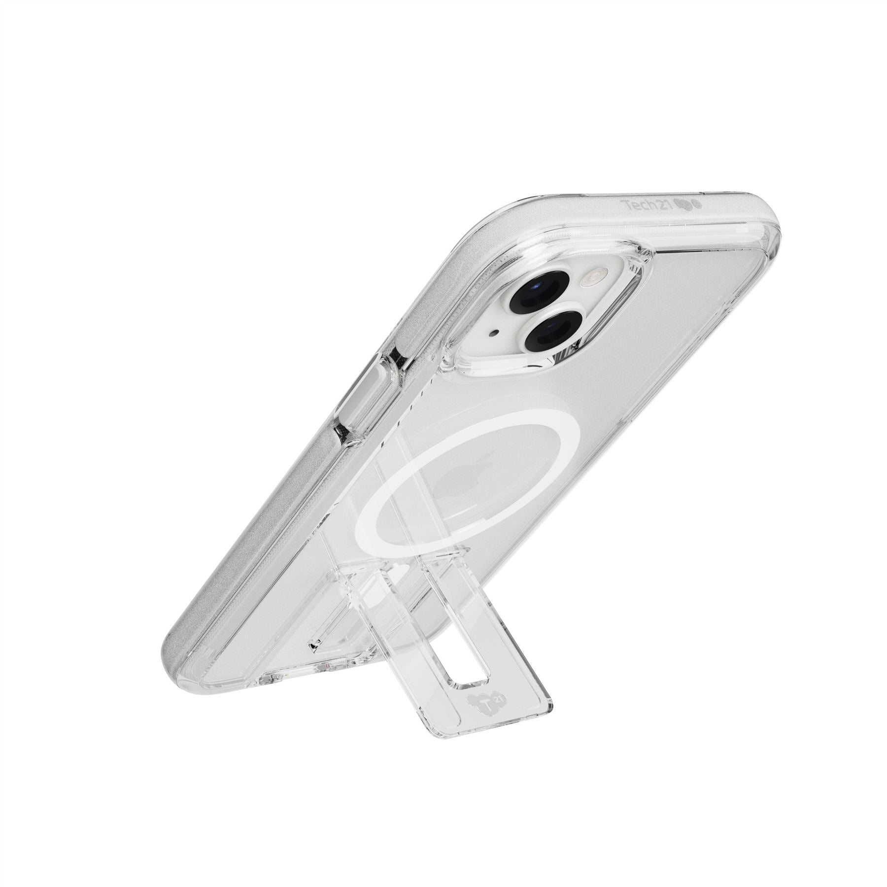 EvoCrystal Kick - Apple iPhone 15 Plus Case MagSafe Compatible - White