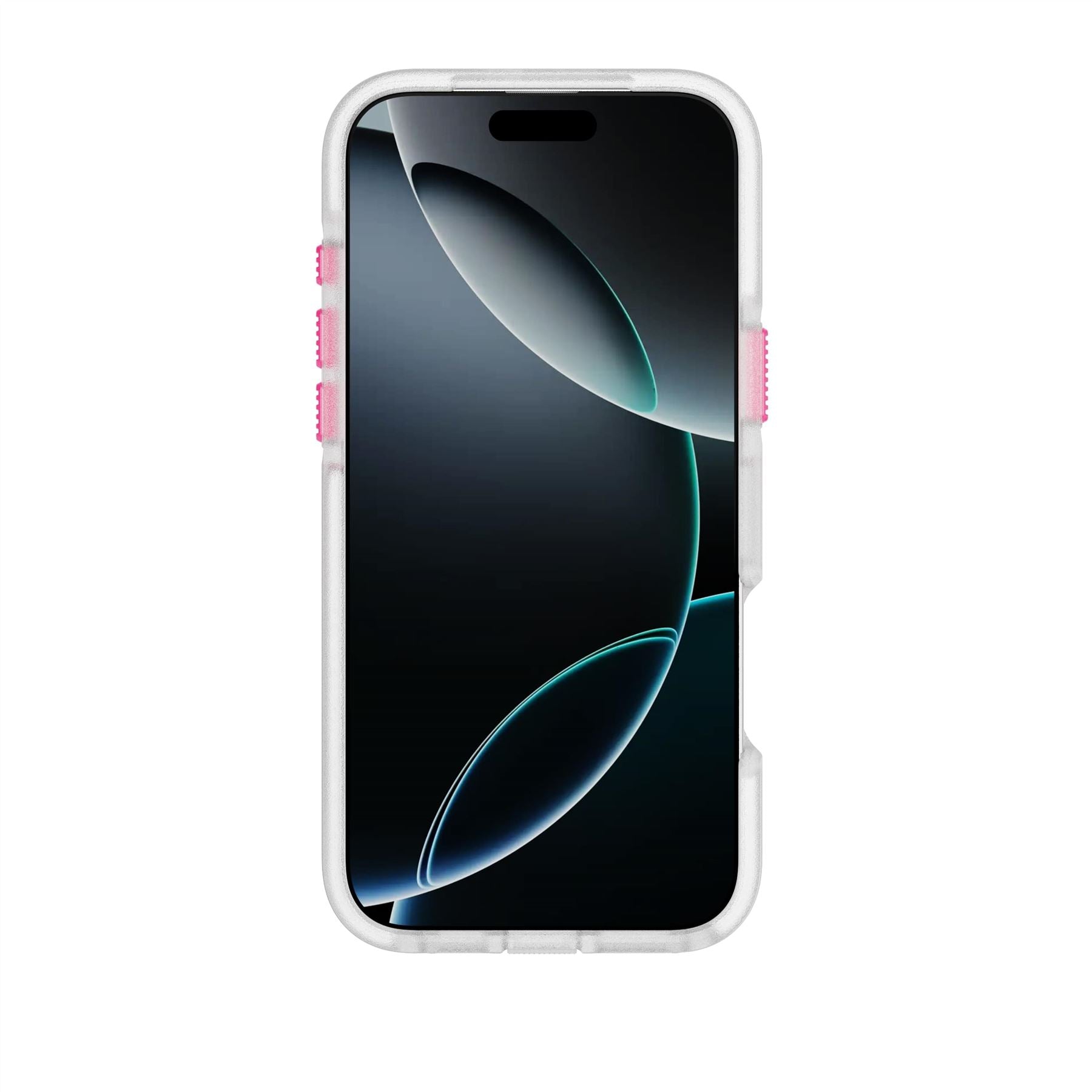 FlexPro - Apple iPhone 16 Pro Max Case MagSafe Compatible - Neon Pink Glow in the Dark