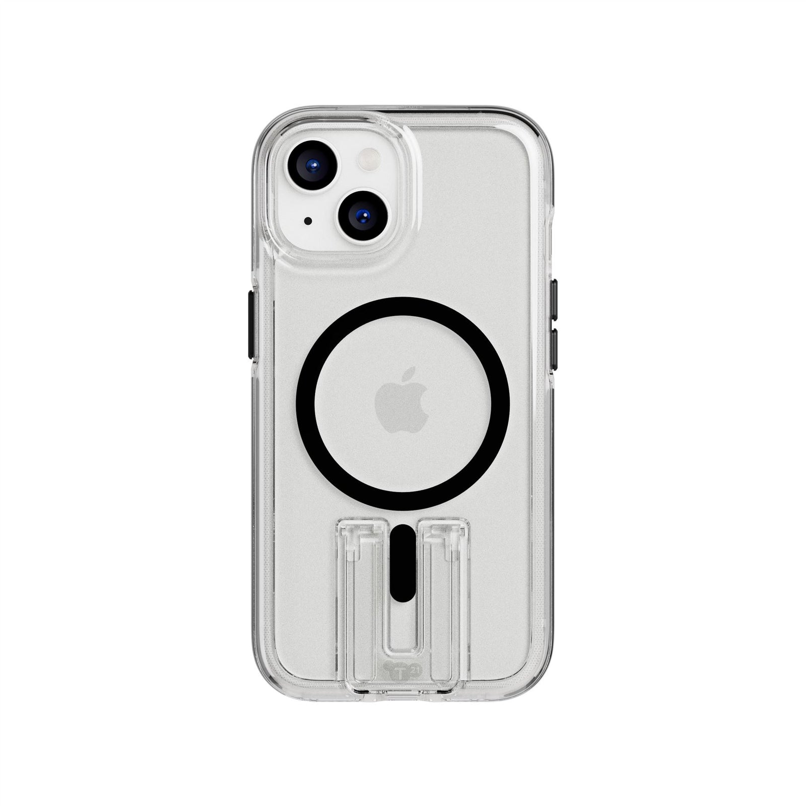 EvoCrystal Kick - Apple iPhone 16e/ 15 Case MagSafe Compatible - Clear Black