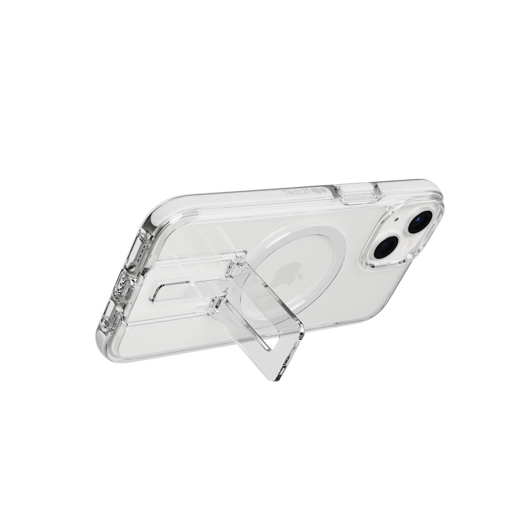 EvoCrystal Kick - Apple iPhone 16e/ 14 Case MagSafe Compatible - White