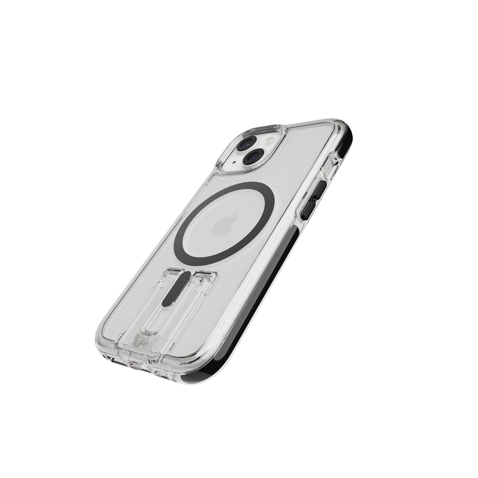 EvoCrystal Kick - Apple iPhone 16e/ 15 Case MagSafe Compatible - Clear Black