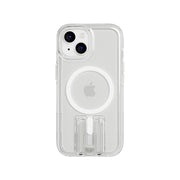 EvoCrystal Kick - Apple iPhone 15 Case MagSafe Compatible - White