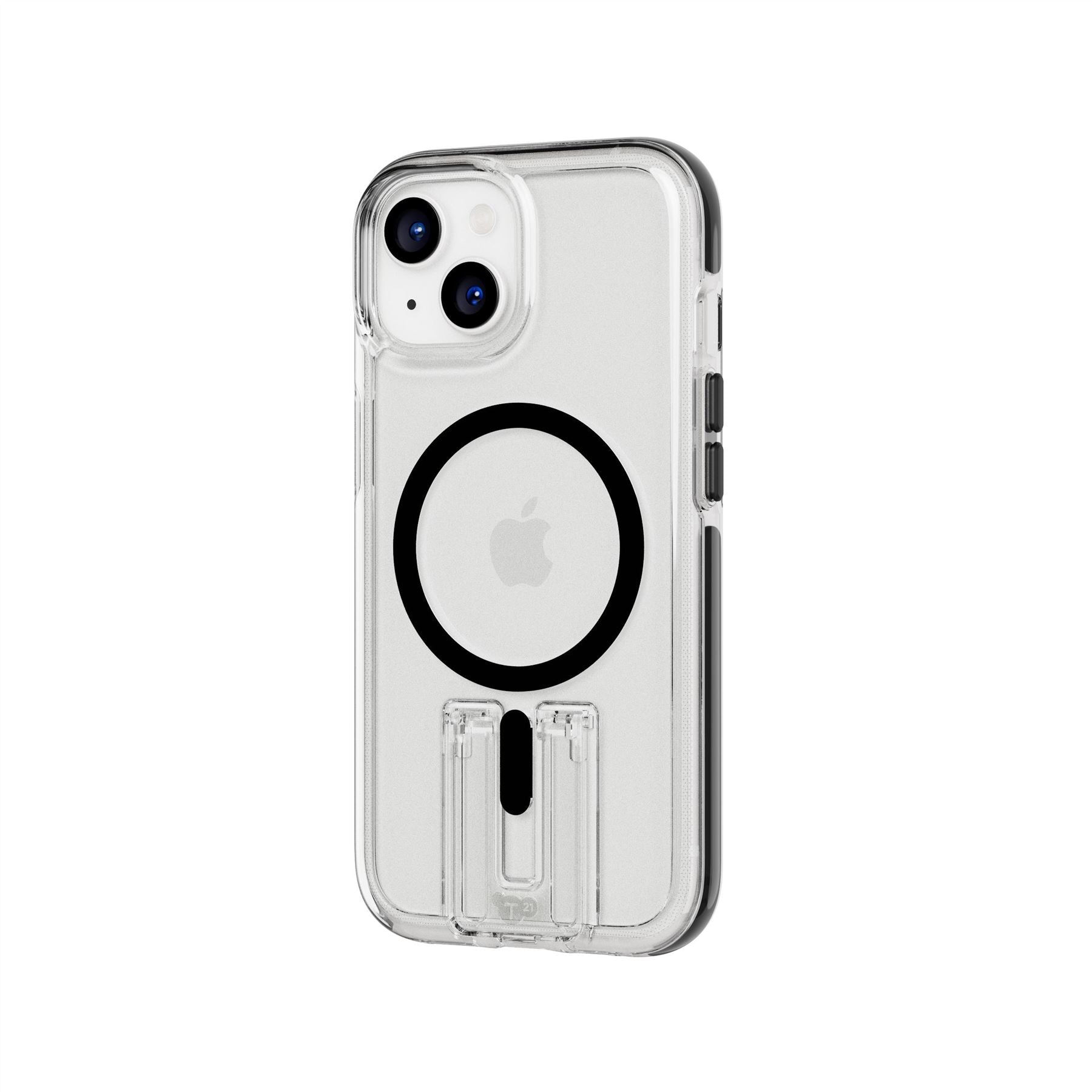 EvoCrystal Kick - Apple iPhone 16e/ 15 Case MagSafe Compatible - Clear Black