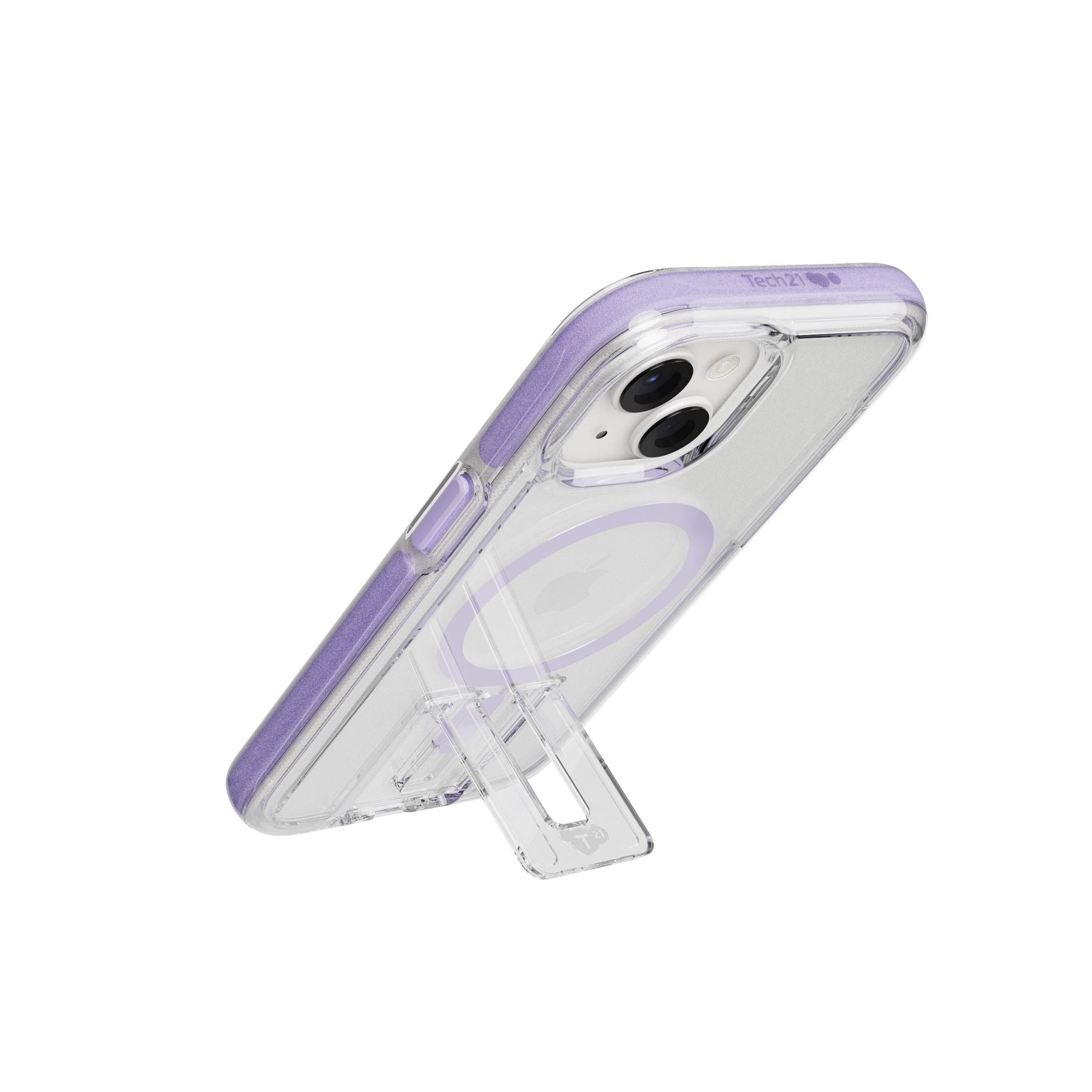 EvoCrystal Kick - Apple iPhone 16e/ 15 Case MagSafe Compatible - Lilac