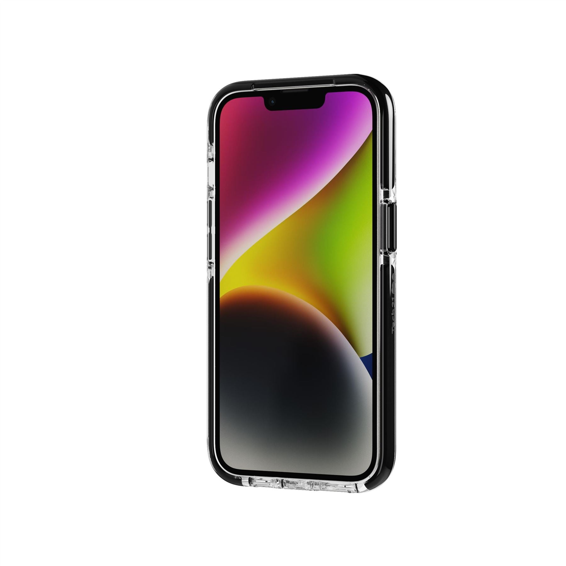 EvoCrystal Kick - Apple iPhone 16e/ 14 Case MagSafe Compatible - Clear Black