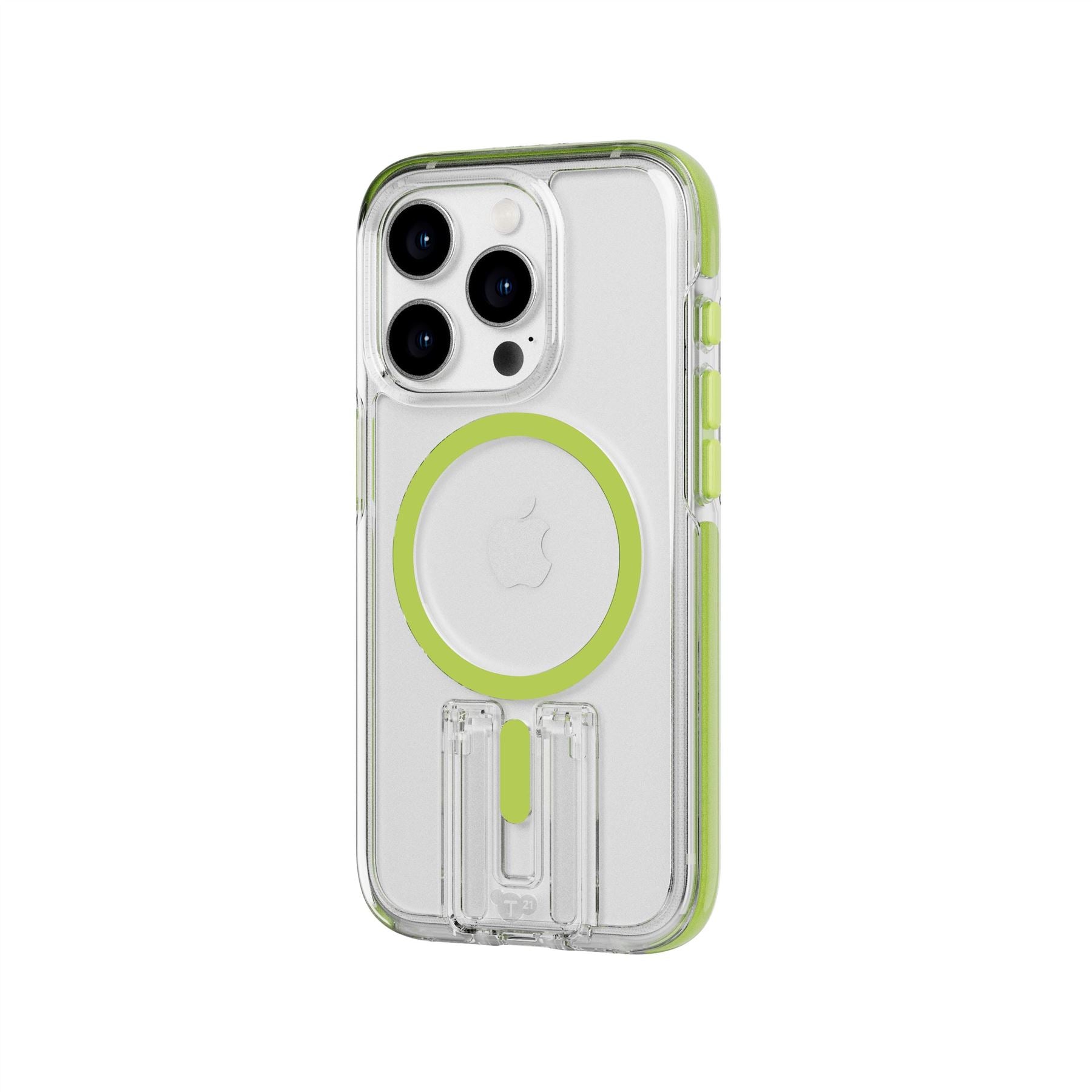 EvoCrystal Kick - Apple iPhone 15 Pro Case MagSafe Compatible - Lime
