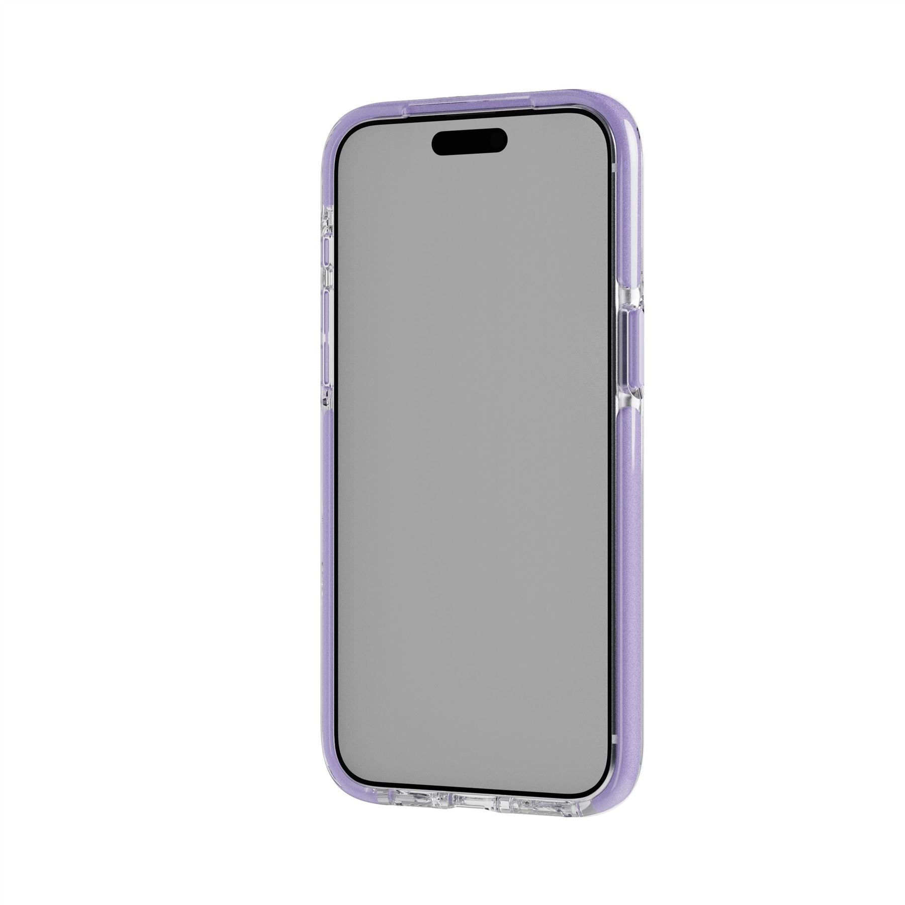 EvoCrystal Kick - Apple iPhone 15 Pro Max Case MagSafe Compatible - Lilac