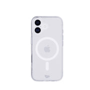 View of the back of the phone case from straight on with phone inside#color_clear