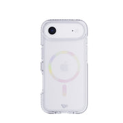 View of the back of the phone case from straight on with phone inside#color_iridescent