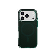 View of the back of the phone case from straight on with phone inside#color_quantum-green