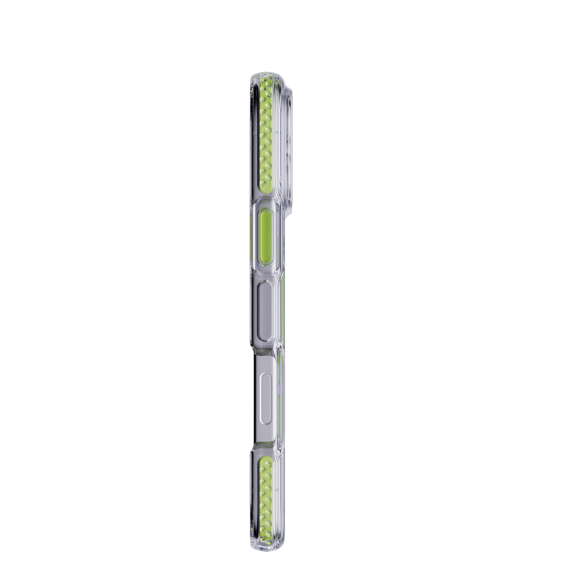 EvoCrystal Glow MagSafe - Apple iPhone 17 Pro Max Case - Green (Glow-In-The-Dark MagSafe ring)