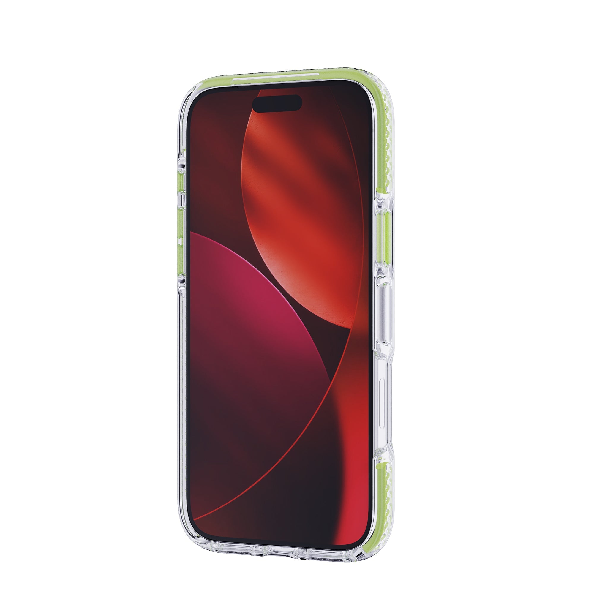 EvoCrystal Glow MagSafe - Apple iPhone 17 Pro Max Case - Green (Glow-In-The-Dark MagSafe ring)