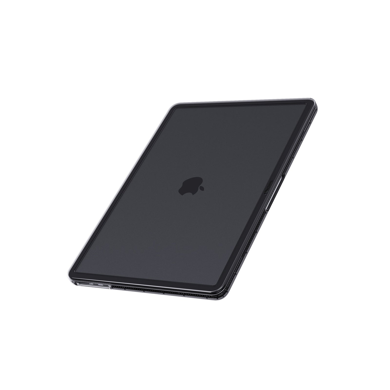 Three-quarter angled view of the front of the MacBook with the laptop closed#color_tint