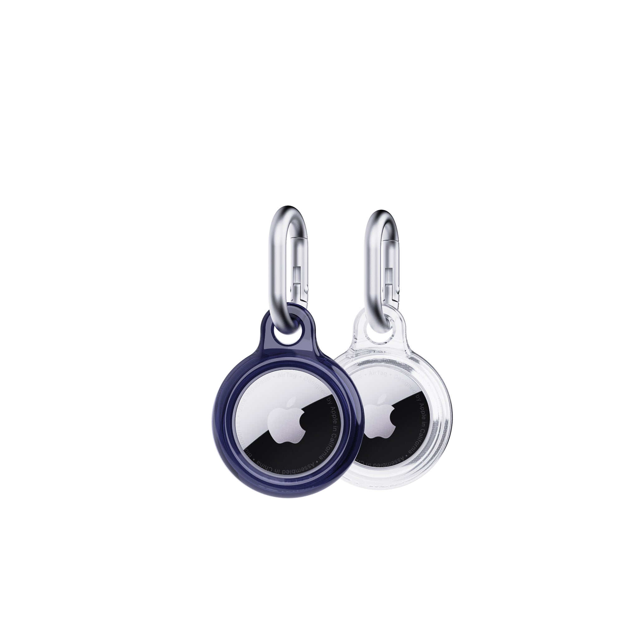 EvoPop - Apple AirTag Case Bundle (x2) - Future Dusk and Clear