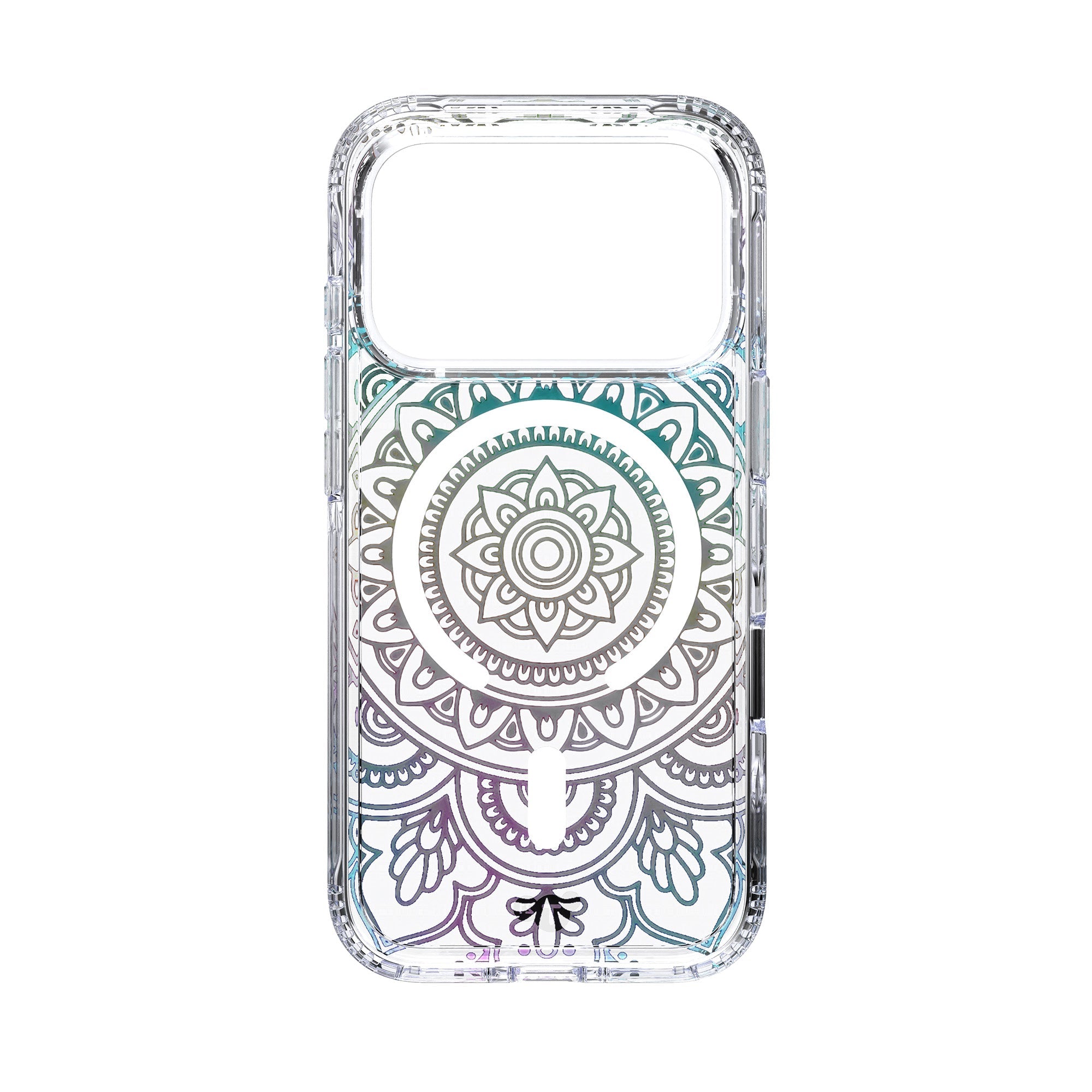 EvoClear Print MagSafe - Apple iPhone 18 Pro/17 Pro Case - Mandala