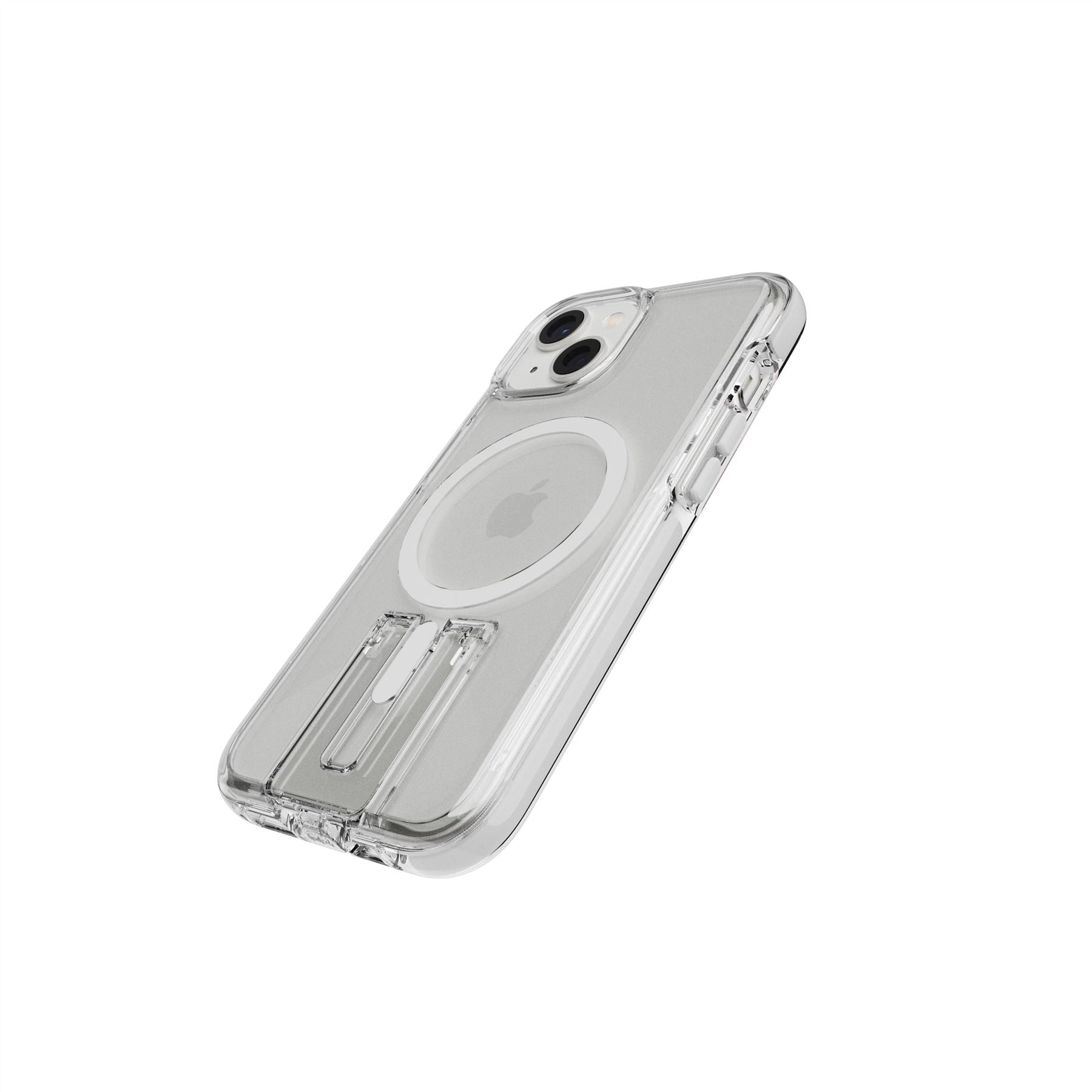EvoCrystal Kick - Apple iPhone 16e/ 14 Case MagSafe Compatible - White