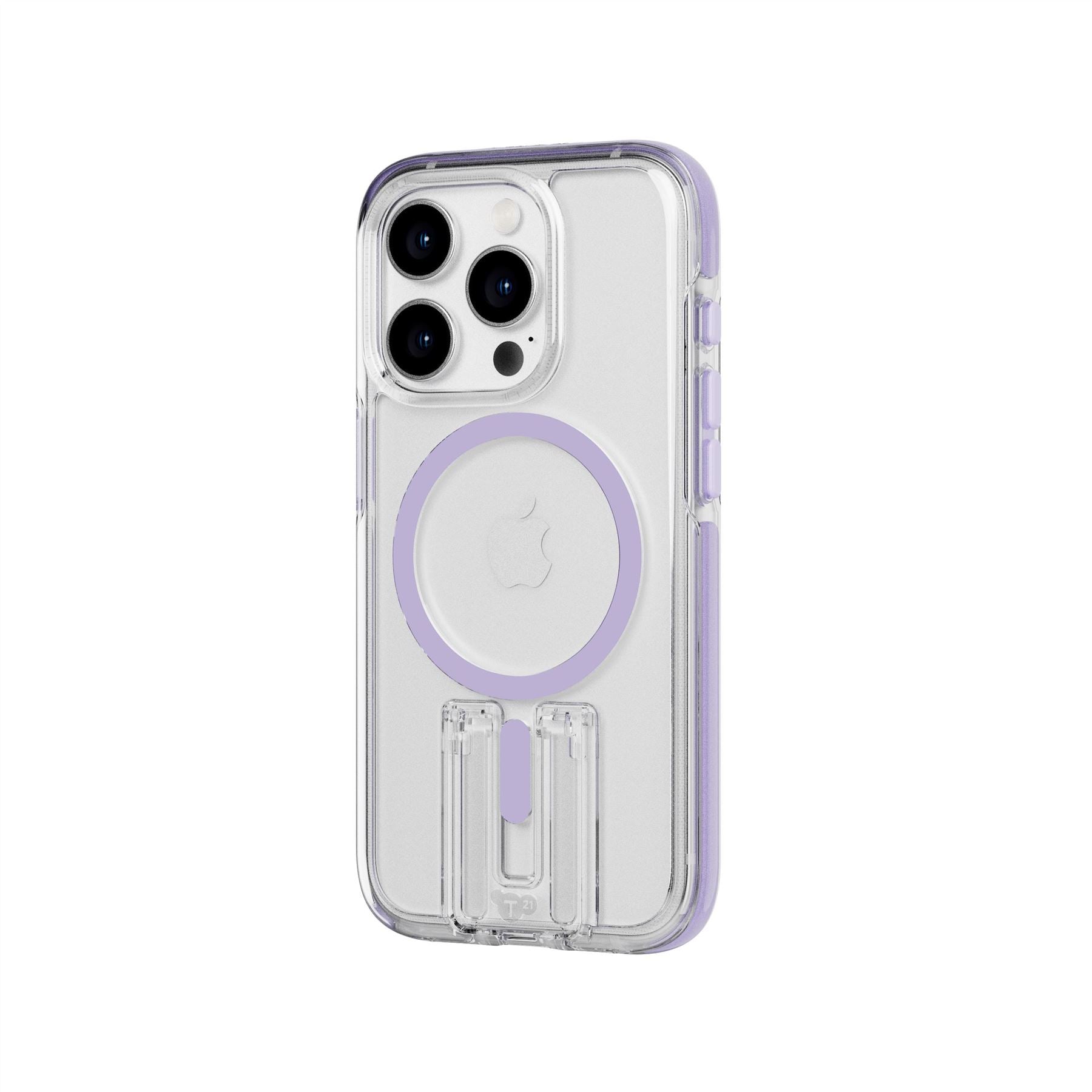 EvoCrystal Kick - Apple iPhone 15 Pro Case MagSafe Compatible - Lilac
