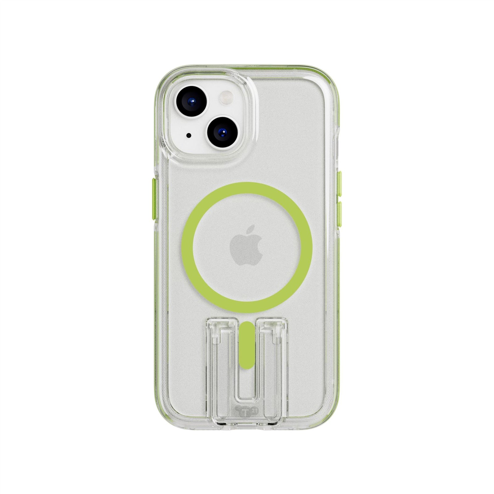 EvoCrystal Kick - Apple iPhone 15 Case MagSafe Compatible - Lime