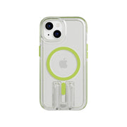 EvoCrystal Kick - Apple iPhone 15 Case MagSafe Compatible - Lime