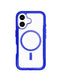 EvoPro - Apple iPhone 16 Case MagSafe Compatible - Clear/Blue