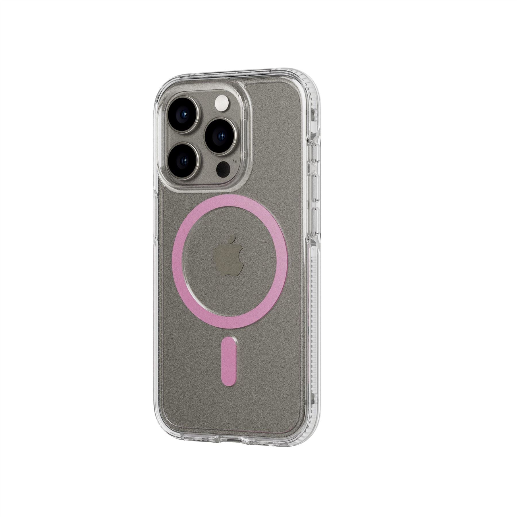 FlexQuartz - Apple iPhone 15 Pro Case MagSafe Compatible - Pink