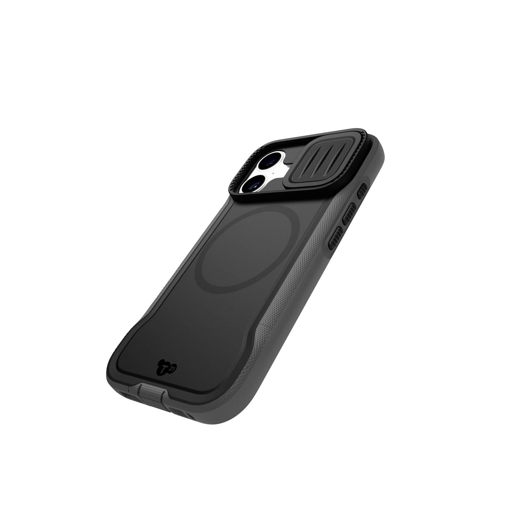 EvoMax - Apple iPhone 16 Case MagSafe Compatible - Black/Charcoal