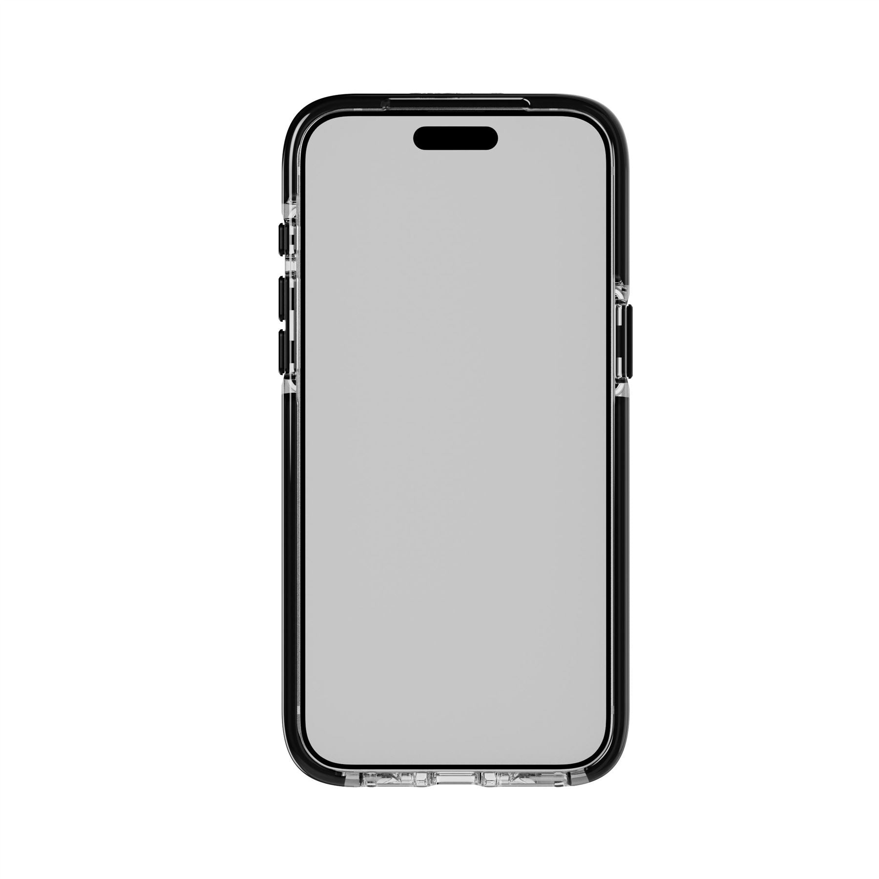 EvoCrystal Kick - Apple iPhone 15 Pro Max Case MagSafe Compatible - Clear Black