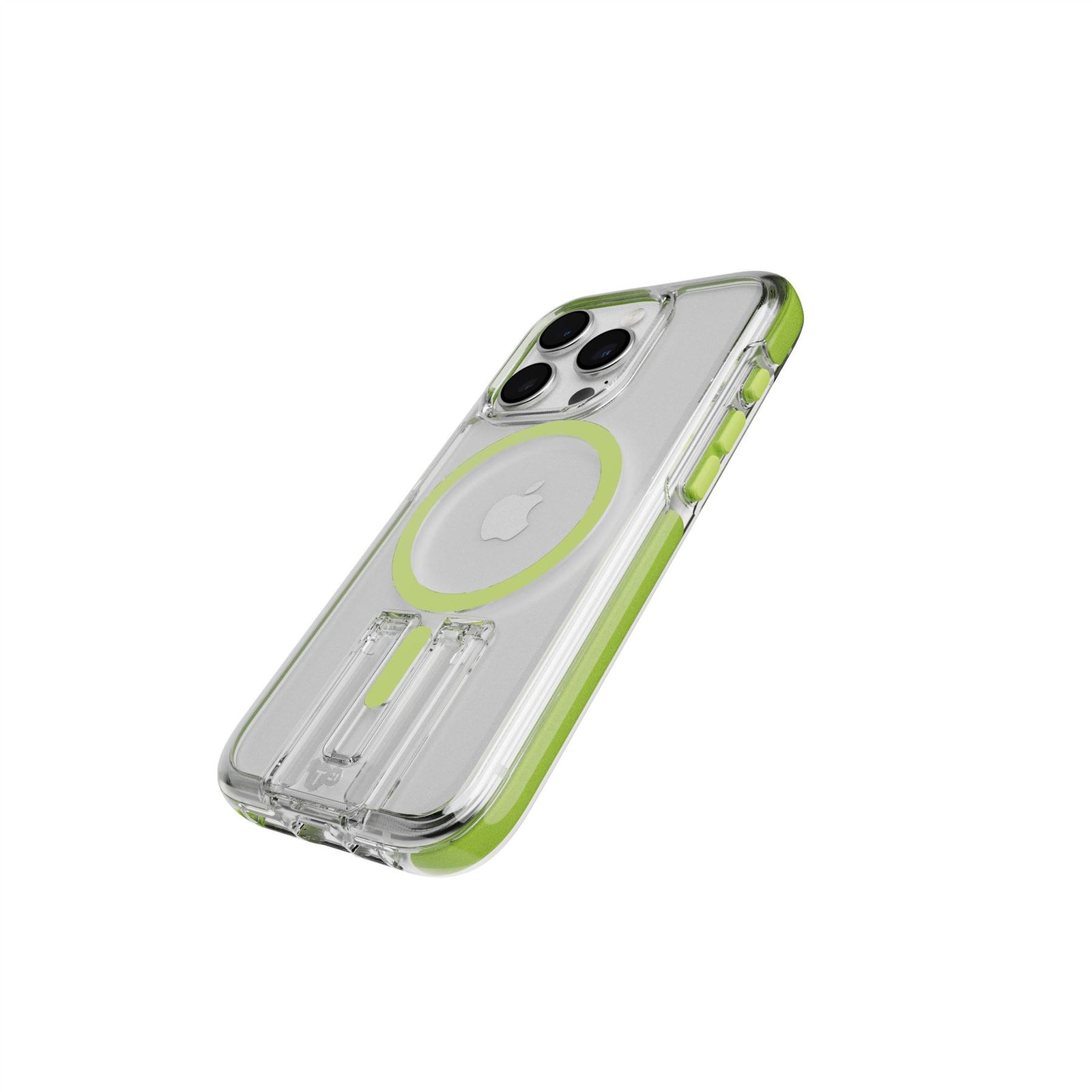 EvoCrystal Kick - Apple iPhone 15 Pro Case MagSafe Compatible - Lime