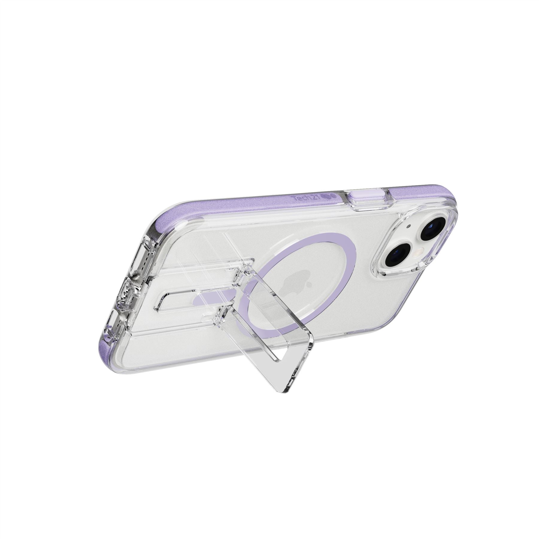 EvoCrystal Kick - Apple iPhone 16e/ 14 Case MagSafe Compatible - Lilac