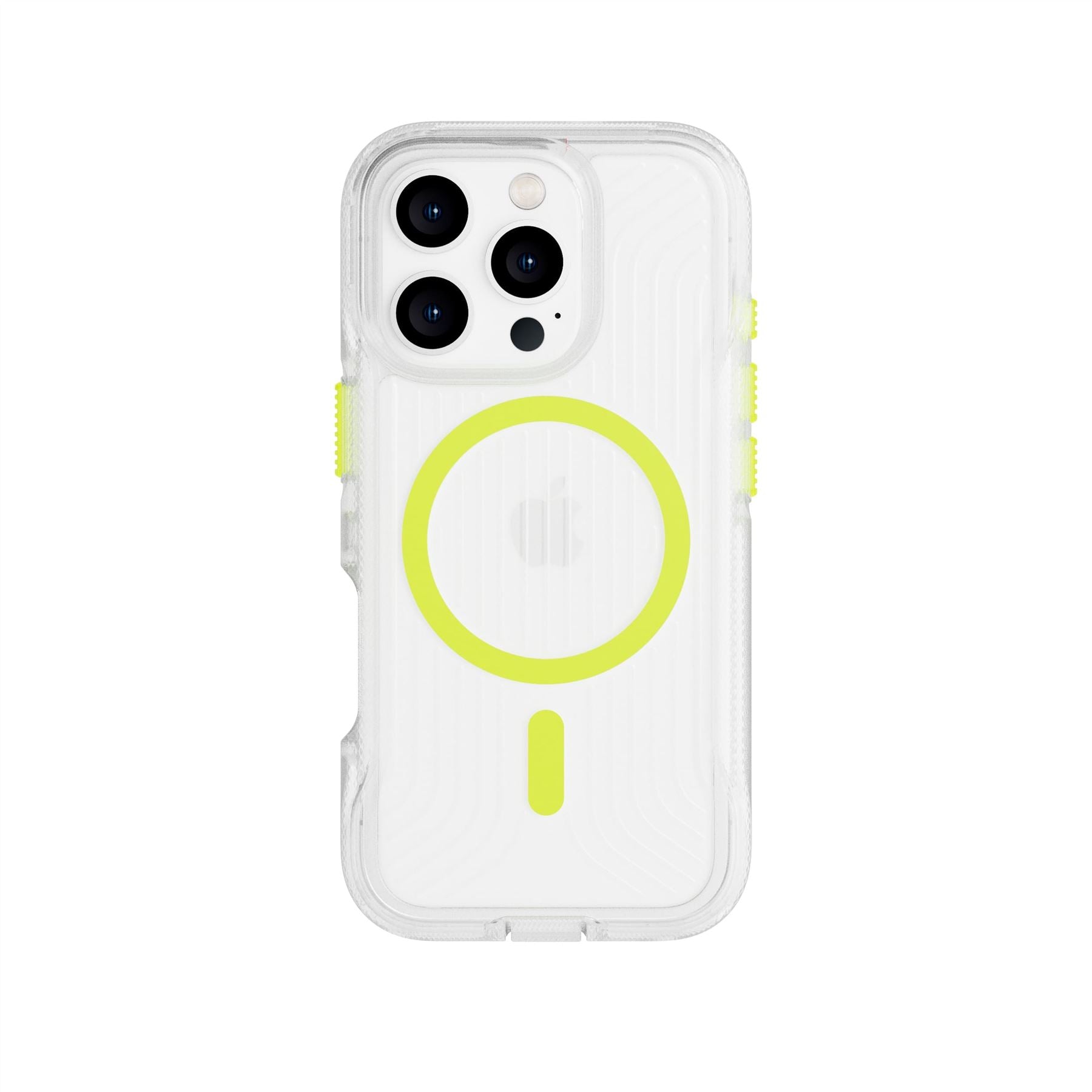 FlexPro - Apple iPhone 16 Pro Max Case MagSafe Compatible - Neon Pink Glow in the Dark