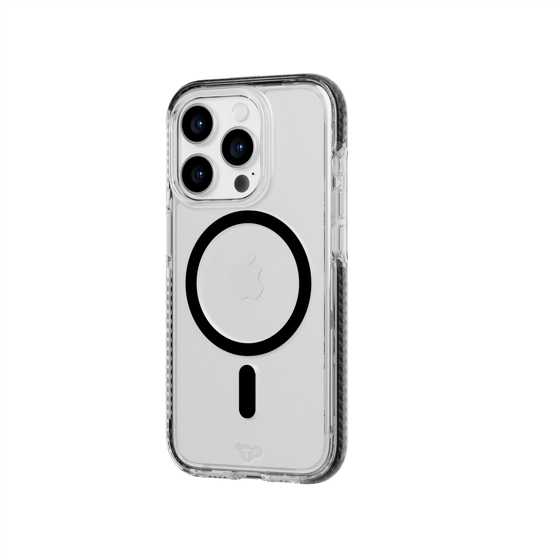 EvoCrystal - Apple iPhone 15 Pro Case MagSafe Compatible - Graphite Black