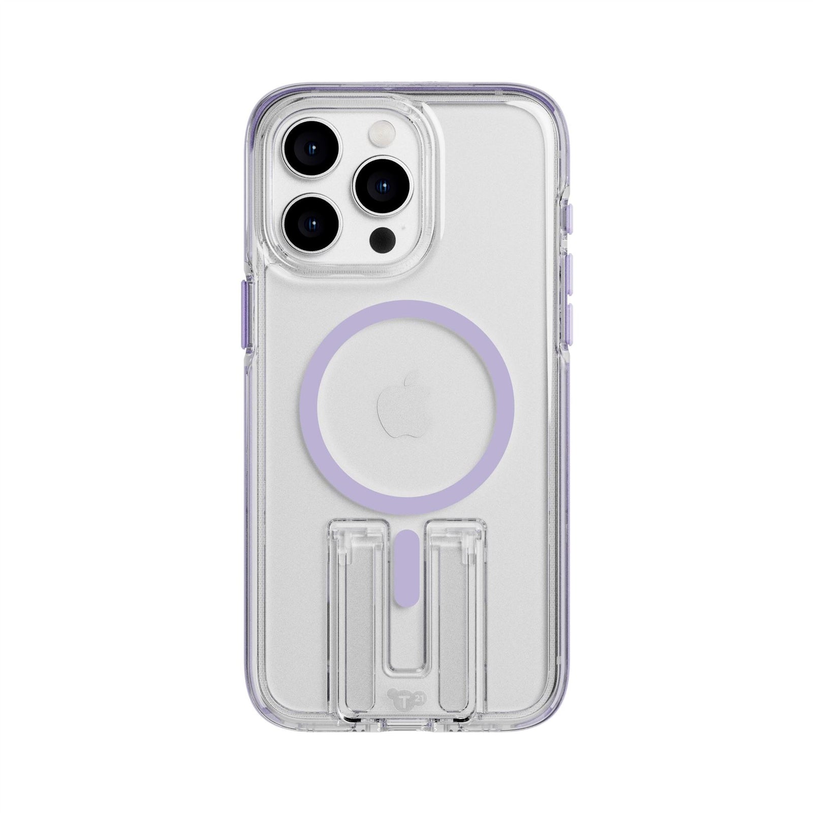 EvoCrystal Kick - Apple iPhone 15 Pro Max Case MagSafe Compatible - Lilac