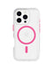 FlexPro - Apple iPhone 16 Pro Case MagSafe Compatible  - Neon Pink Glow in the Dark