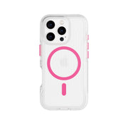 FlexPro - Apple iPhone 16 Pro Case MagSafe Compatible - Neon Pink Glow in the Dark