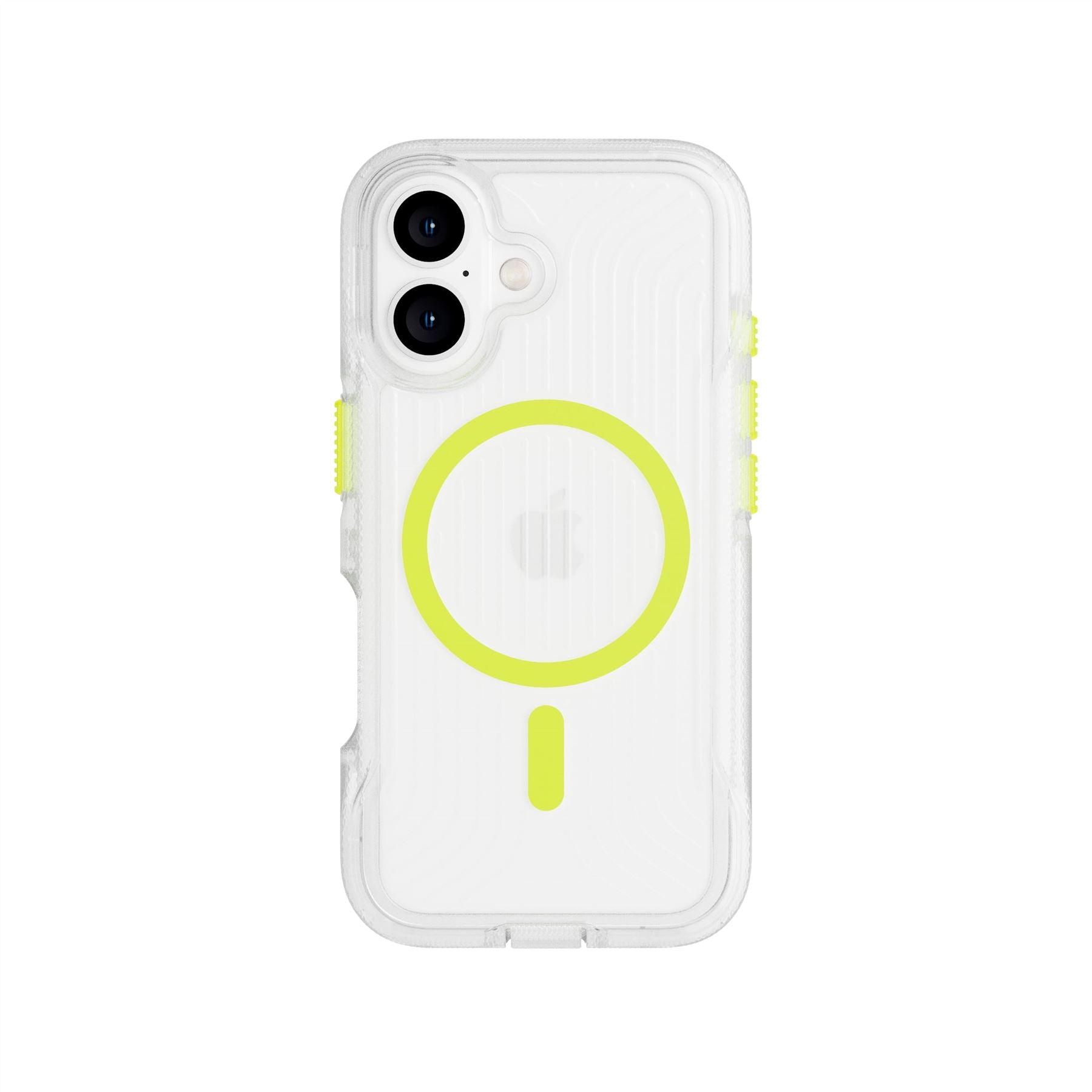 FlexPro - Apple iPhone 16 Pro Max Case MagSafe Compatible - Neon Pink Glow in the Dark