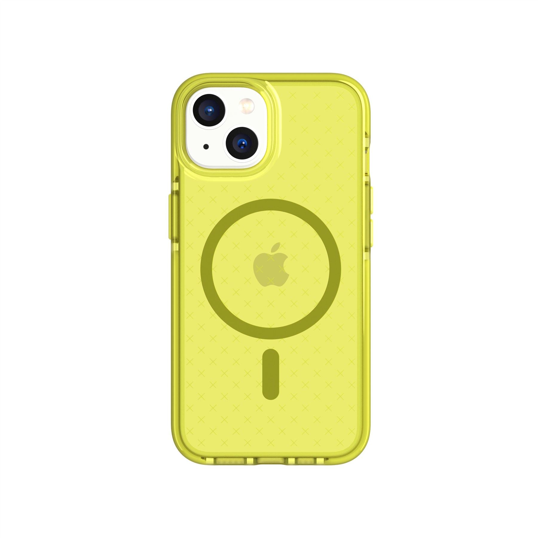 EvoCheck - Apple iPhone 16e/ 14 Case MagSafe Compatible - Acid Yellow