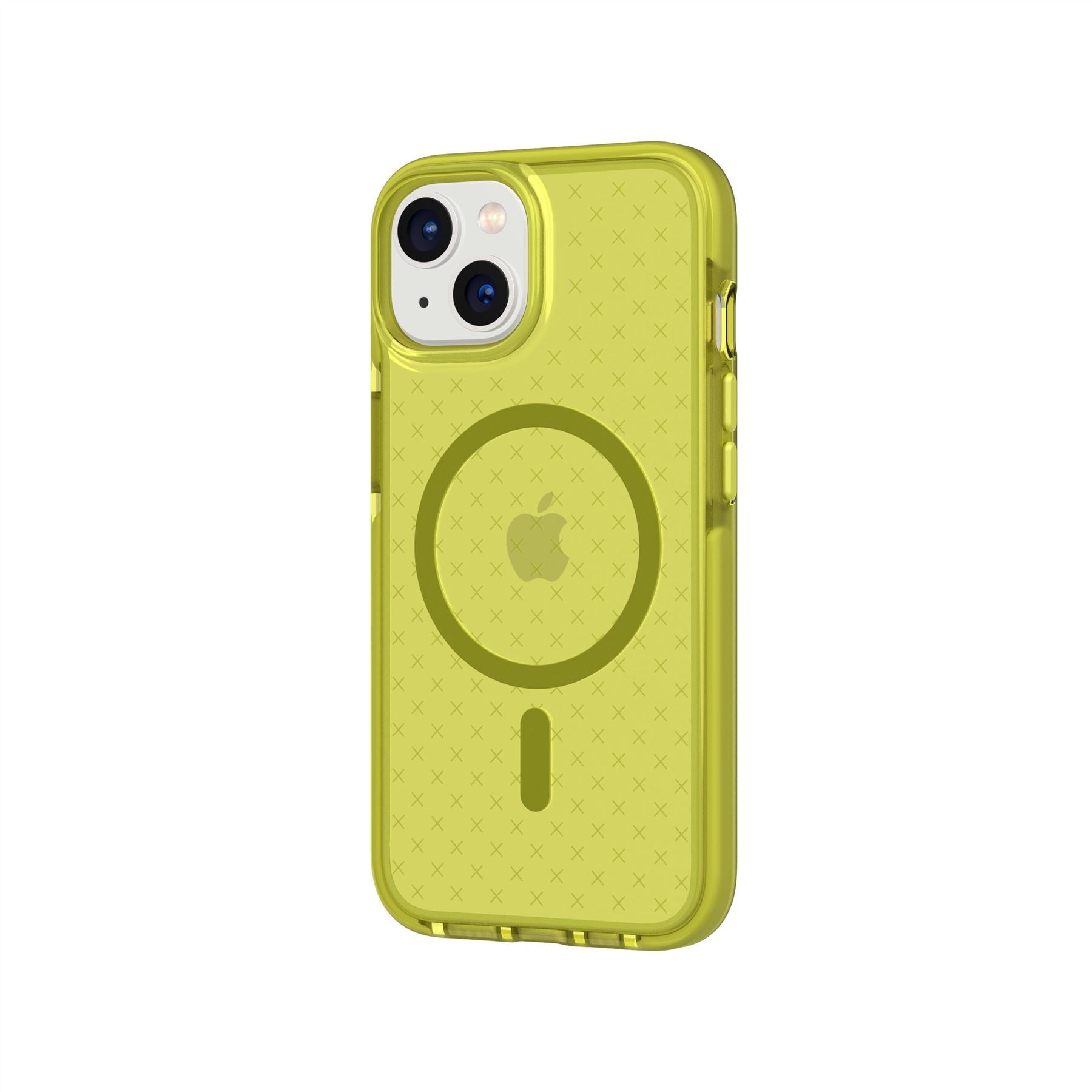 EvoCheck - Apple iPhone 16e/ 14 Case MagSafe Compatible - Acid Yellow