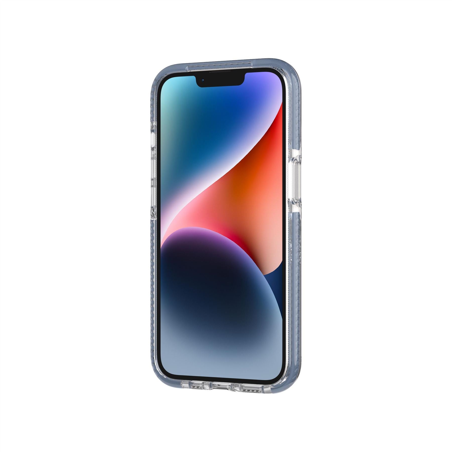 EvoCrystal - Apple iPhone 16e/ 14 Case MagSafe Compatible - Steel Blue