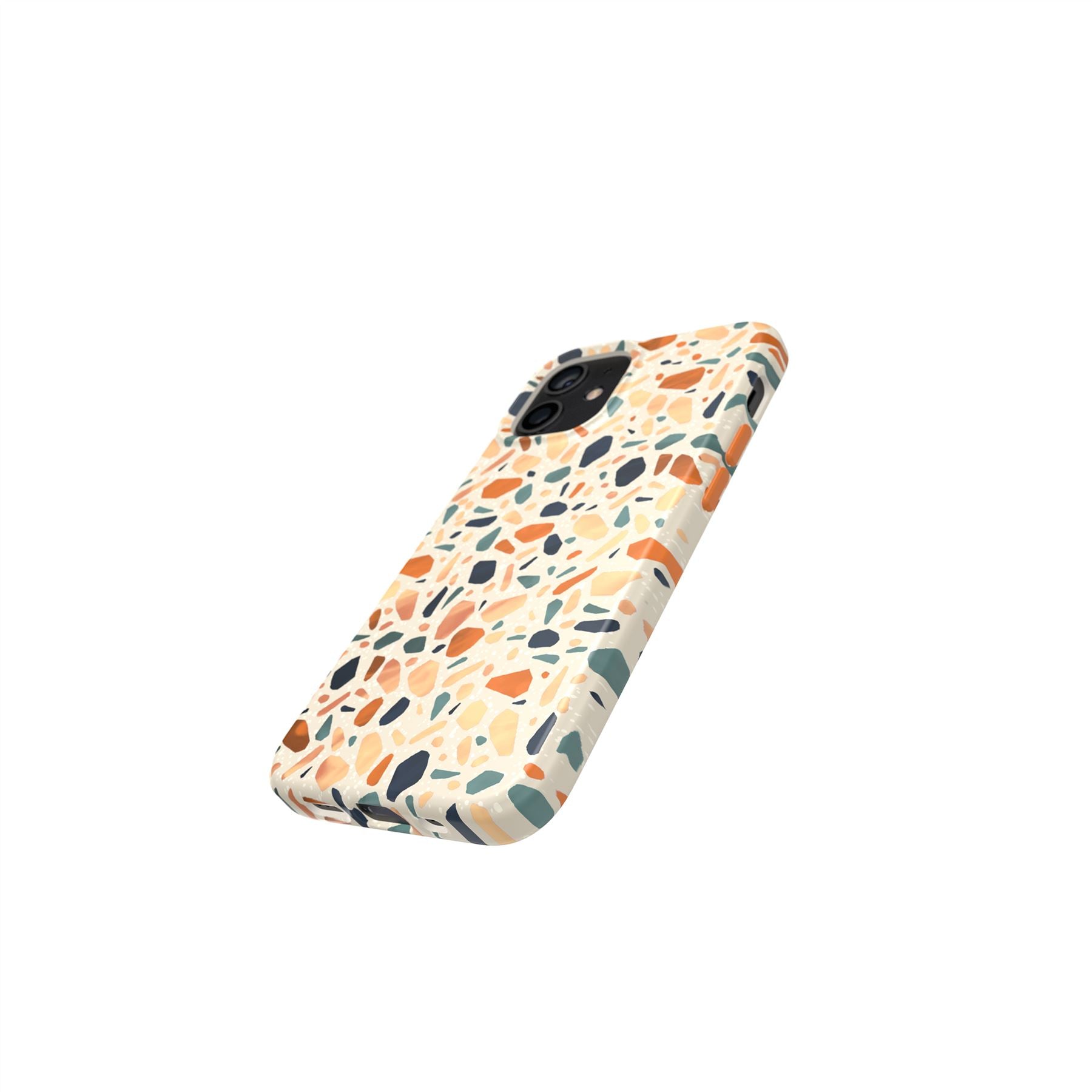 EcoArt - Apple iPhone 12 mini Case - Terazzo Orange