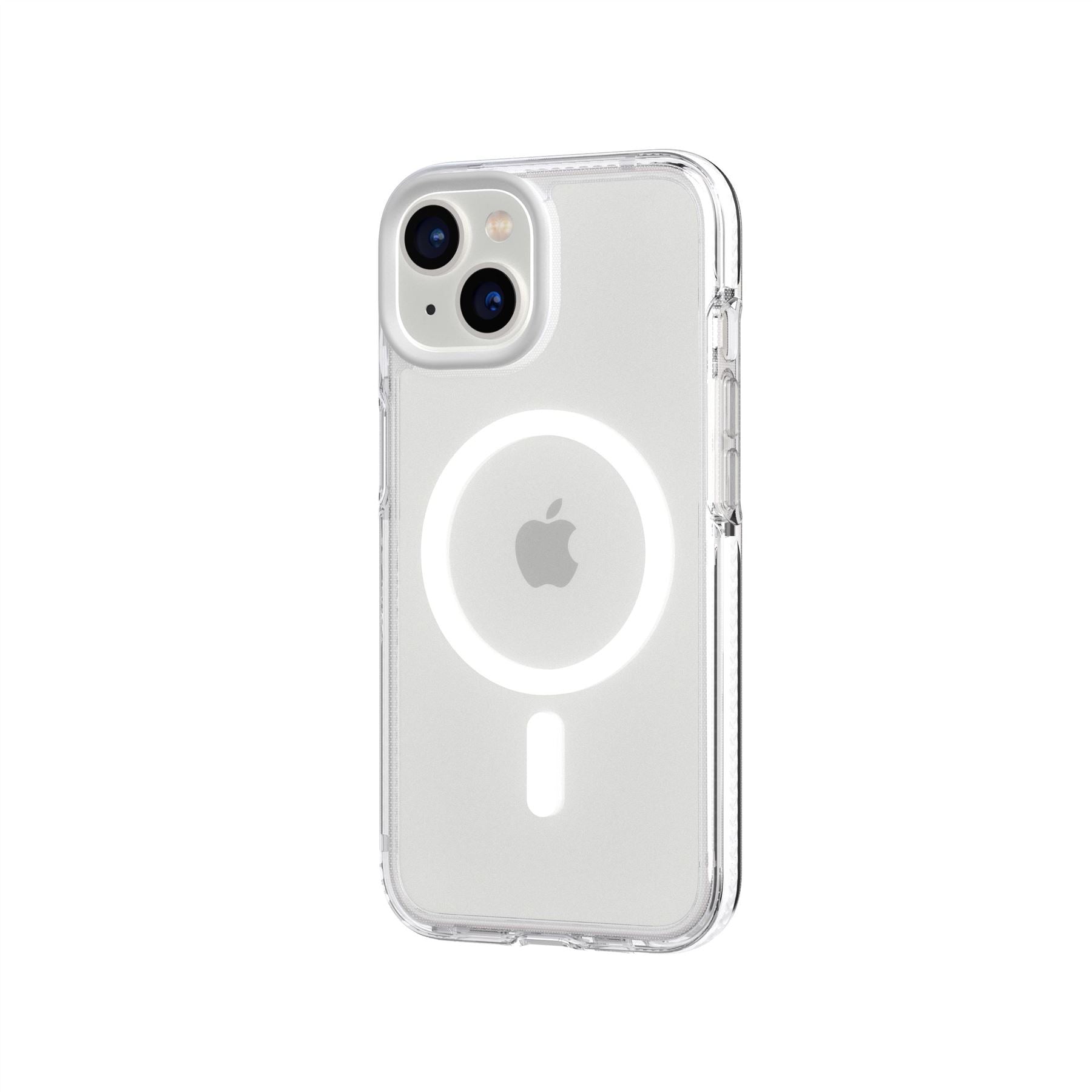 EvoCrystal - Apple iPhone 16e/ 14 Case MagSafe Compatible - White