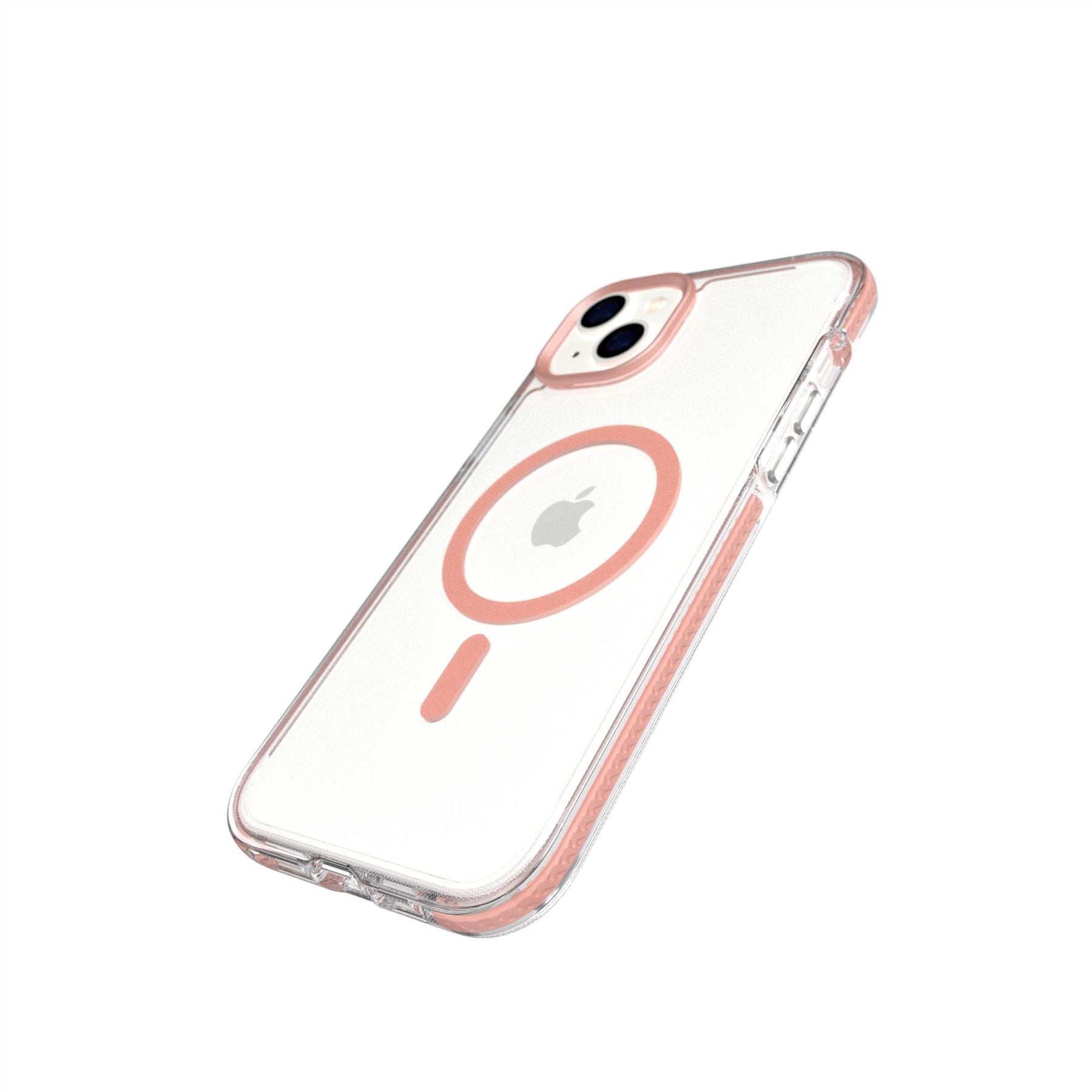 EvoCrystal - Apple iPhone 14 Plus Case MagSafe Compatible - Rose Gold