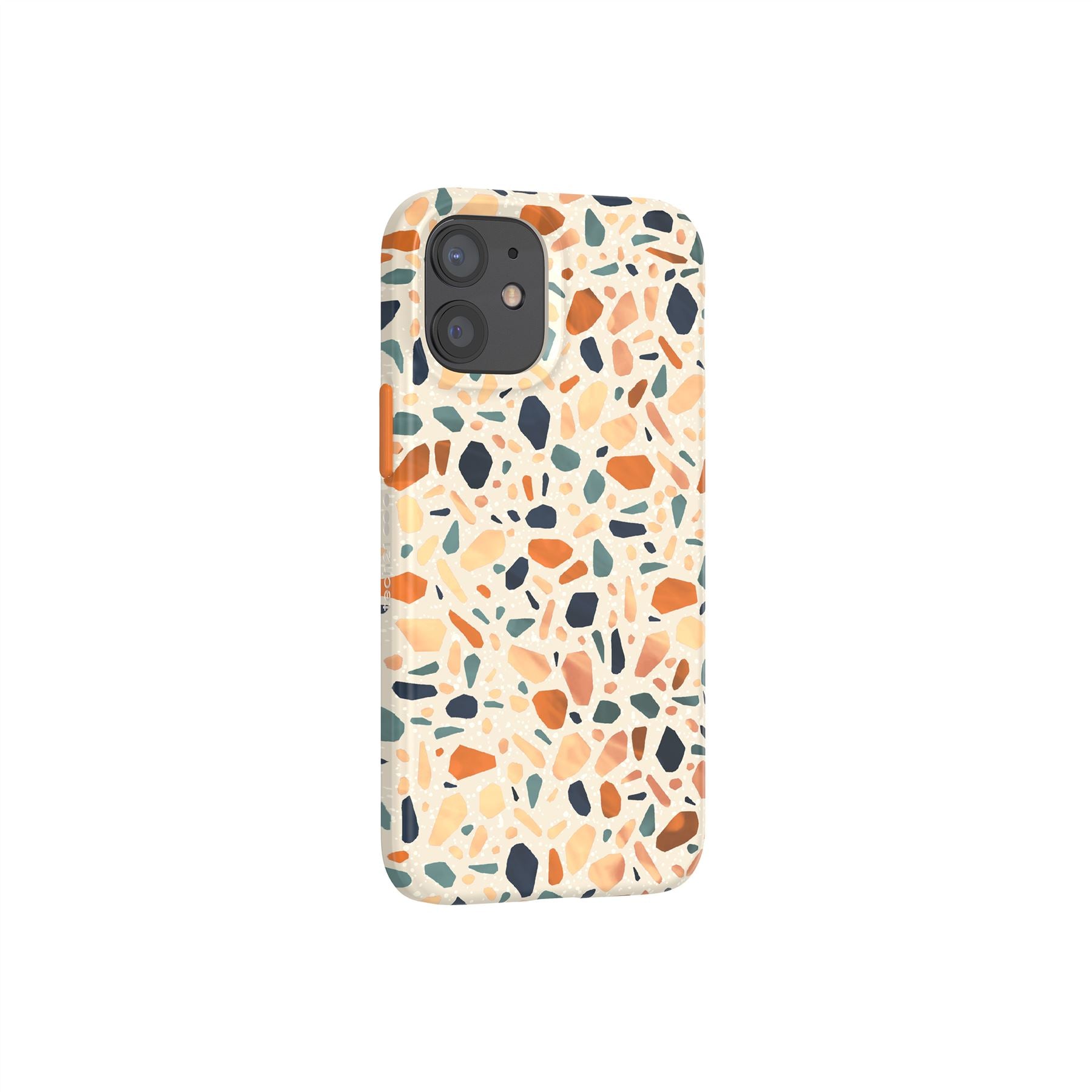 EcoArt - Apple iPhone 12 mini Case - Terazzo Orange